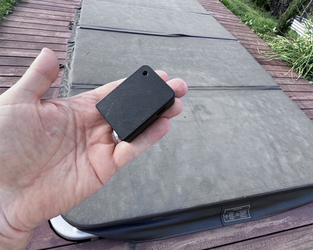 Twiti Bluetooth-Vario in einer Handfl&auml;che